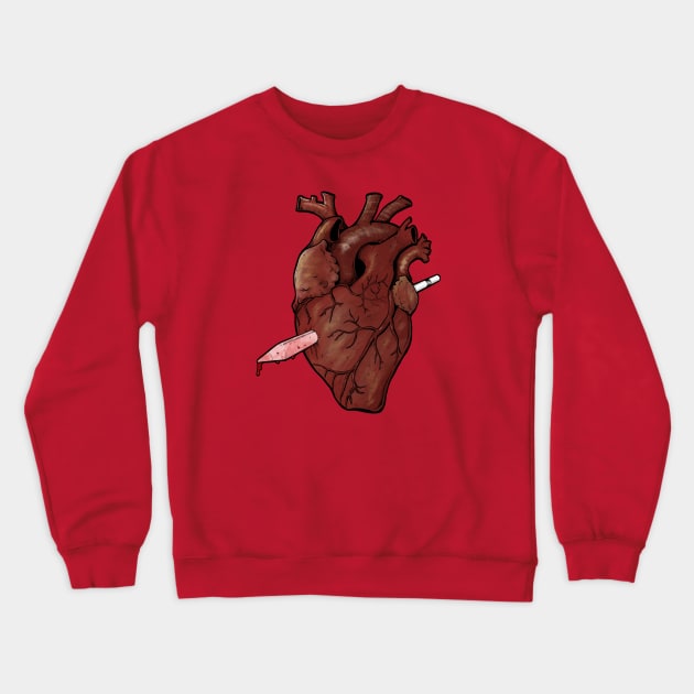 HeART attack Crewneck Sweatshirt by kyohazard